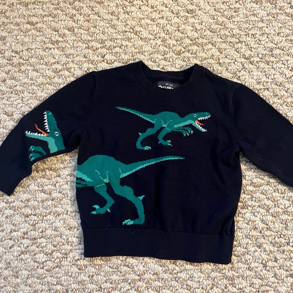 NWOT Carter’s T-Rex Lightweight Sweater